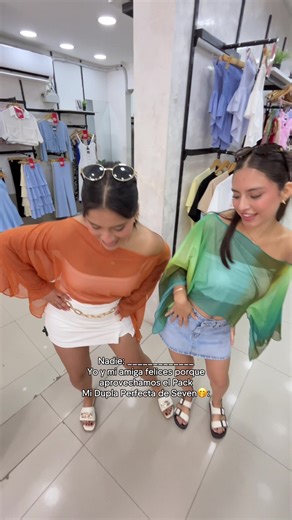 Estas podrían ser tú y tu amiga🤭 Pack Mi Dupla Perfecta💕 Llévate 2 Capas Brillos por tan solo s/80 SOLES🔥 Cada capa incluye su top🫶🏼 Etiquétala o mándale este video y no dejen pasar este INCREÍBLE PACK🫶🏼✨ 🗓️Duración: todo febrero 📍 Encuéntralo en todas nuestras sedes • Chiclayo: Av. Bolognesi 1074 • Piura: Av. Loreto 520 • Sullana: Calle Bolívar 299 🛒 También en tienda online 🚚 Envíos a todo el Perú #tiendaderopa #ropamujer #promociones #enviosnacionales #fyp