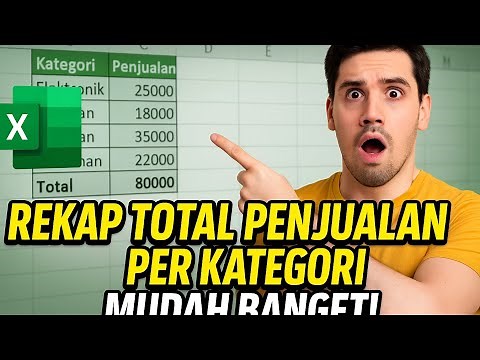 Mencari Total Penjualan Berdasarkan Kategori Barang Dengan Rumus Sumif Pada Microsoft Excel