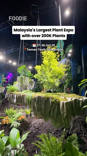 Malaysia’s LARGEST Plant Expo with over 200,000 Plants & Flowers now happening 🌸🌳 10 days of green vibes, creativity, and pure nature magic — all happening right in the heart of KL! 💚 There will be: 🌿 Epic plant competitions & rare collections 🌸 Insta-worthy floral and terrarium displays 🌳 Extraordinary eco sculptures & landscape art 🛍️ Plant Market & sustainable lifestyle booths 🎶 Chill zones & workshops all day long 🆓Redeem voucher, free gift and free plants at organiser’s booth. Whet