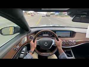 2014 Mercedes Benz S550 4MATIC POV Test Drive-Big and Fast!