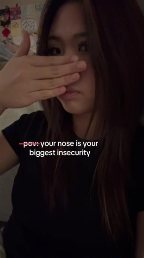 i wish i didnt have such a flat nose but it is what it is 🤷‍♀️#fypシ゚viral #asiannose #asian