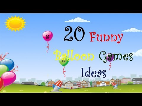 Fun Balloon Games Ideas | 20 Balloon Games for Party | Balloon Games for kids
