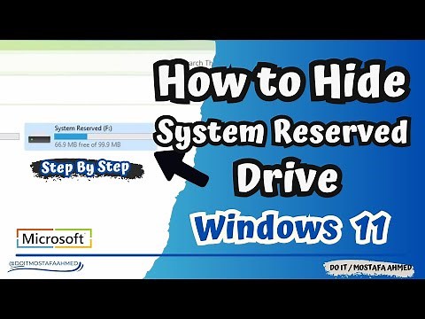 How to Hide System Reserved Partition in Windows 11👍