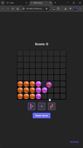 Block Game #programación #javascript #desarrolloweb #code #developer #animation #gamers #code