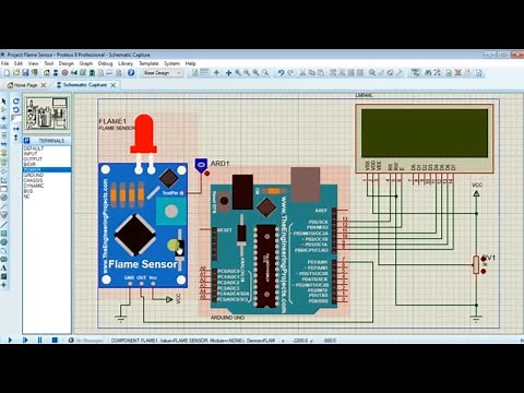 Simulation Capteur de flamme et Arduino UNO