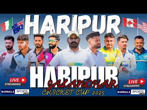 HARIPUR (JALANDHAR) CRICKET CUP 2025