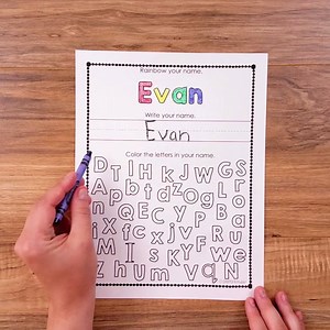 1.8M views · 17K shares | EDITABLE NAMES: Type in your class list one time and it pulls through several printable pages! "This product is amazing and made my life easier!" (https://www.teacherspayteachers.com/Product/Names-Editable-Names-Bundle-Names-Activities-2716444) "So easy to use and I love the variety!" "I love that I can use them all year!" "Thanks for putting a fresh twist on writing names for my kids!" | Simply Kinder | Facebook