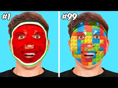 I Made 100 Custom Face Masks