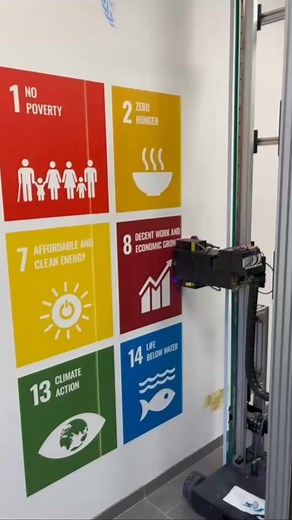 49 reactions |  Un nou suflu în spațiul de lucru: mural imprimat în...