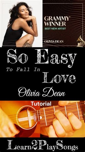So Easy (to Fall in Love) Grammy -Olivia Dean #guitar