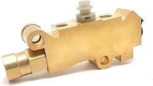 PV2 Brass Proportioning Valve Disc/Drum Disc Front Drum Rear Brake 172-1353 PV71 Fit for GM Street Rod Classic Car & Truck