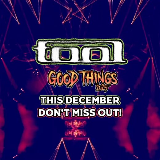 Don't miss Tool playing exclusively at Good Things Festival in Melbourne, Sydney and Brisbane! Get your tickets now! https://goodthingsfestival.com.au/ | Tool