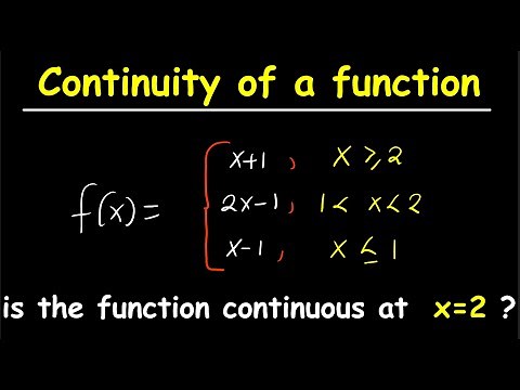 Continuity & Derivative from First Principles | Calculus Made Easy