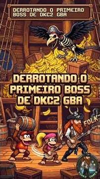 Derrotando o primeiro Boss de DKC2 GBA #DonkeyKongCountry2 #GameBoyAdvanced #DKC2 #GBA #Game