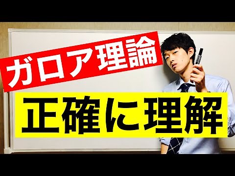 【有限次ガロア理論の基本定理】正確にガロア理論の主張を理解しよう【#3 高校生でも分かるガロア理論】
