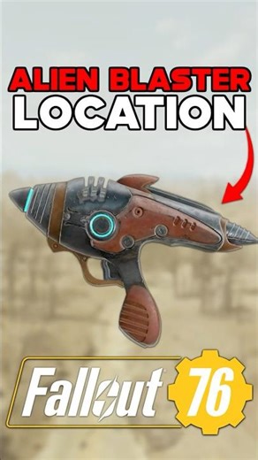 ALIEN BLASTER SECRET WEAPON LOCATION IN FALLOUT 76