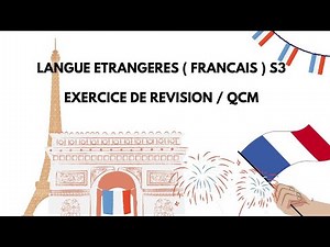 Langue étrangères S3 | Exercice de revision QCM