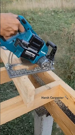 Easy Way to Install a Patio Post #diy #carpenter