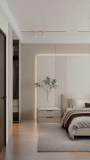 🌟 Introducing the Modern Bedroom Retreat! 🌙✨Step into a world of tranquility and relaxation with our stunning modern bedroom design. We've created a space that combines simplicity and elegance, giving you the perfect sanctuary to unwind after a long day.💤 Designed for Serenity:Our modern bedroom embraces clean lines, minimalistic furniture, and a soothing color palette to create a serene atmosphere. Every element is carefully curated to promote peace and tranquility, allowing you to escape fr