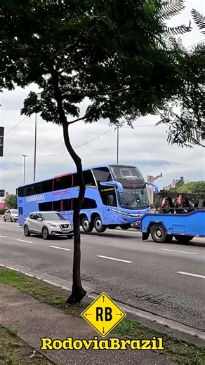 Ônibus da Guanabara guinchado passando na Marginal do tietê #short #rodoviabraziloficial #bus #sp