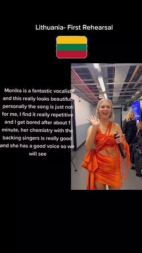 #duet with @Eurovision #eurovision #esc #rehearsal #lithuania