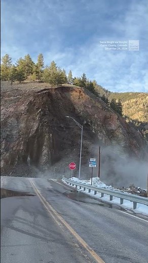 Huge Rockslide Stuns Colorado Drivers