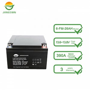 [Hot Item] Jingsun 40W Solar Panel 12V 26ah Battery Home Use and Outdoor Use Portable Solar Lighting Kits
