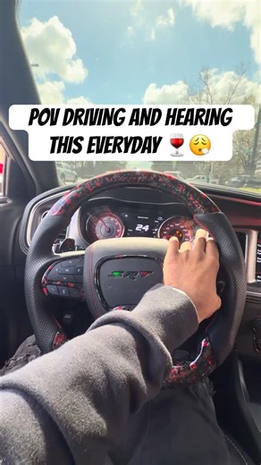 YOU COULD YOU NEVER GO WRONG WITH A LITTLE BIT OF WHINE🍷😮‍💨 #automobile #dodge #hellcat #fyp