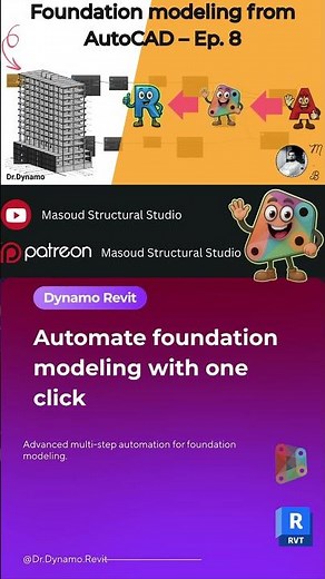 Revit Dynamo | One Click Automation #revit #Dynamo #RevitTips #RevitTutorial #revitdynamo