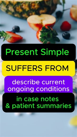 OET Case Notes Grammar — The 3 Tenses You Need. #shorts #medicalenglish #OET #usmle