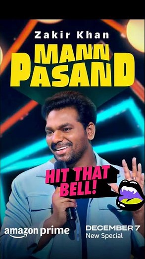 Zakir Khan | Mannpasand | standup comedy | Prime Video India | #zakirkhan #standupcomedy #comedy