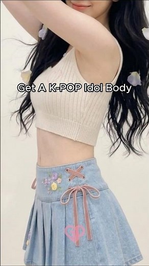 Get A K-POP Idol Body | Secret Core Routine! #KpopWorkout #Abs #Shorts