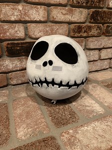 Jack Skellington Wearable Head Halloween Costume #wearablewednesday