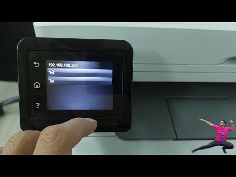 Configure IP address manually for HP Color Laser Jet Pro MFP M282nw
