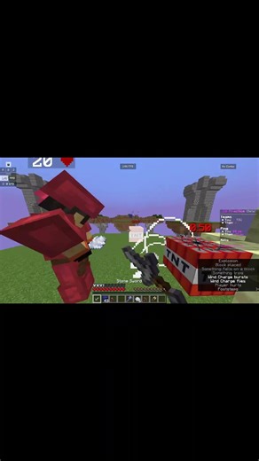 My first mace #minecraft #bedwars #greek #gaming