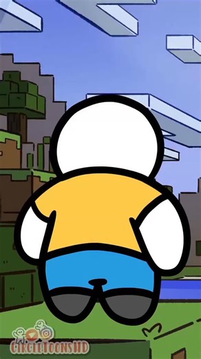 CircleToons HD on Instagram: "The ONLY TWO Minecraft experience... . . #minecraft #animation #funny #original"