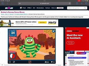 Brobee: playing my own nick jr game 💚✨