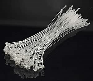 Acuteye 5000 pcs 5" Snap Lock Loop Lock Fasteners, Natural