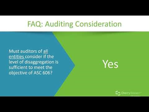 Webinar: Revenue Recognition (Topic 606) Disclosures