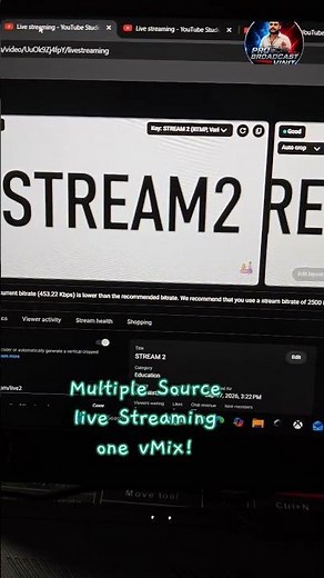 🎥 Multiple Live Video Sources — All Managed from One vMix! 🔥#vmix