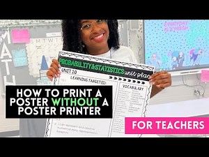 How to Make a Poster on Google Slides