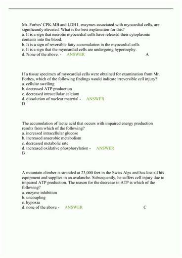Advanced Pathophysiology Exam 1