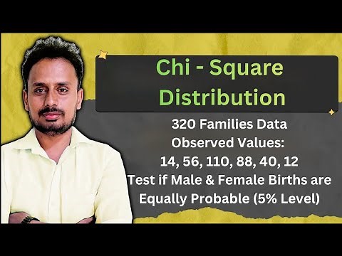 Chi square distribution | Chi square test | Statistical inference | Part 1