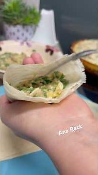Pliage facile feuille de brick 😍 briques farcies parfaites #recette #astuce #brick