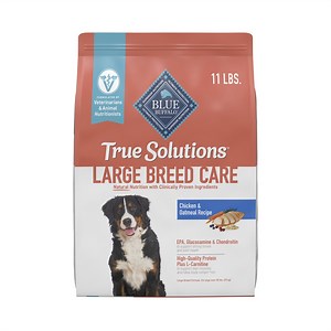 Blue Buffalo True Solutions Large Breed Care Natural Dry Dog Food, Chicken, 11-lb. Bag