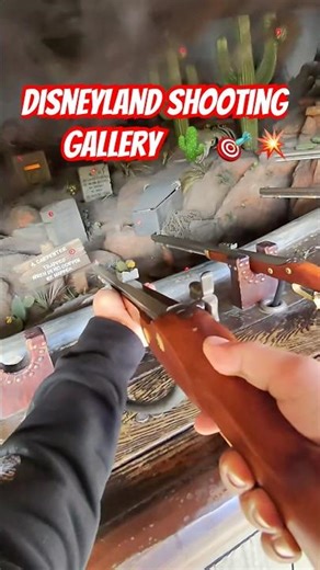 Arcade shooting game disneyland #viral #disneyland #airsoft #shorts