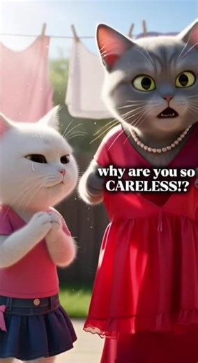 “Sunny Hearts (Part 1) | The Stepmother’s Secret 😿 | #PixarStyle #3DAnimation”