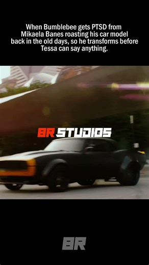 Bumblebee refuses to get roasted again. Flashback from 07. #transformers #memes #bumblebee #meganfox