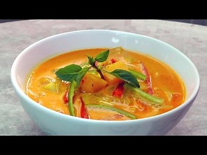Vegan Vegetarisches Thai Rezept: Gelbes Curry