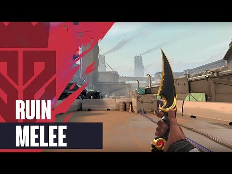 Ruin Knife Skin Showcase (Ruin Dagger) [4K] - Valorant Battlepass Skins